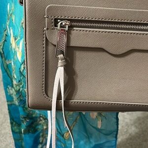 Rebecca Minkoff - Taupe Saffiano Leather Crossbody Bag